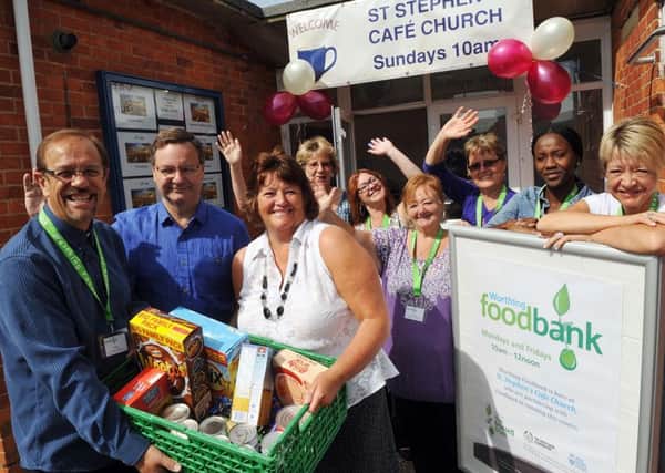 W27513H14

The Opening of the new Worthing Food Bank at St Stephen Church East Worthing on Monday morning SUS-140707-105735001