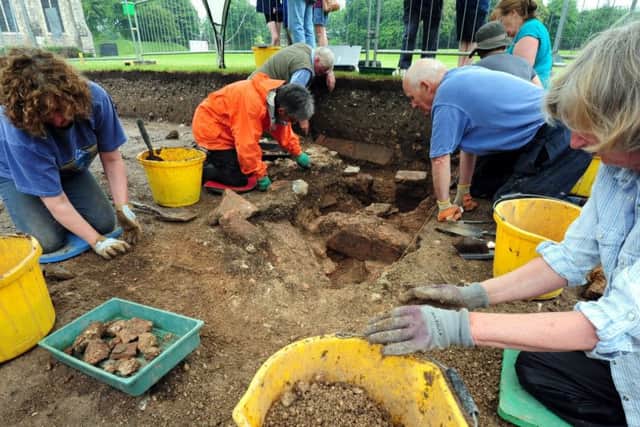 Chichester & District Archaeology Society are assisting with the dig