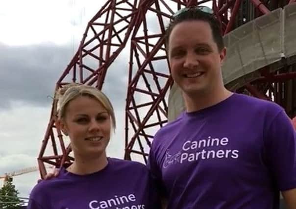 Sara Trott and Mike Goody are raising money for local charity Canine Partners