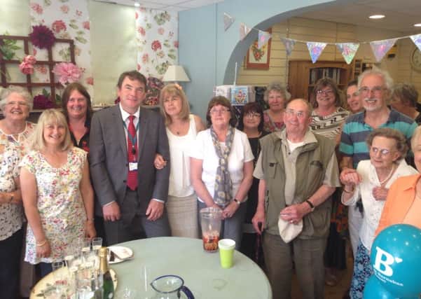 St  Barnabas supporters celebrate the charity shops special anniversary. Picture: St Barnabas