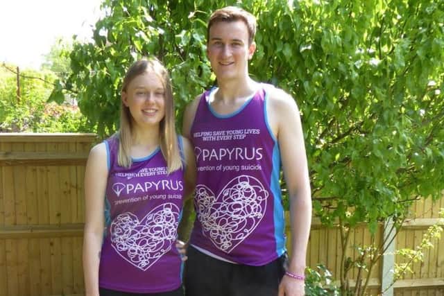 Miranda's sister Emily and her boyfried Michael Trent are running a marathon in her honour