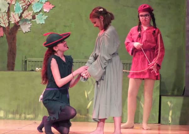 The Towers junior school in Upper Beeding was transformed into Sherwood Forest and Nottingham Castle for a production of Robin Hood with a twist.
