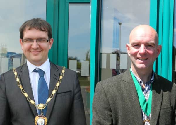 Councillors Jamie Bennett (left) and Jon Street (right)