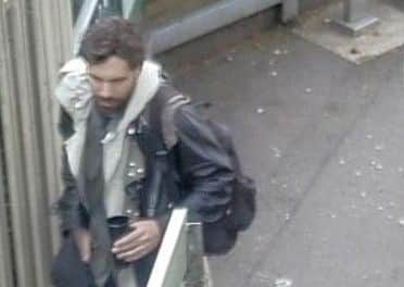 Police want to speak to this man in connection with the theft of a defibrillator from Ifield station