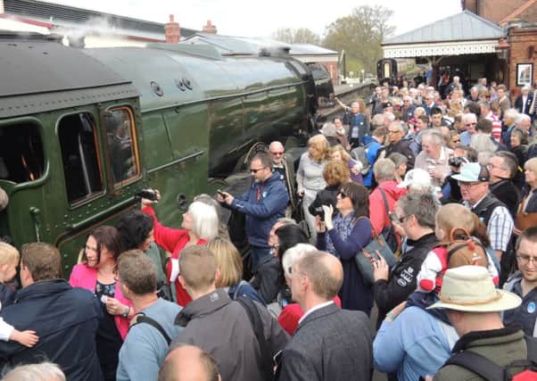 The Flying Scotsman during a recent visit to Sussex