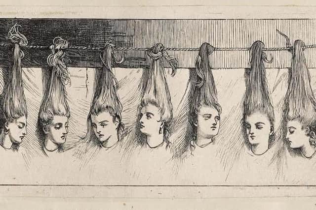 Image: The tableau vivant: The severed heads are the front view of this tableau vivant. The back view is hidden from the audience. Dalziel, illustration for Blue Beard Tableau, in Laura Valentine (ed.), Warnes Home Annual (London: Frederick Warne, 1868). Picture credit: By Permission of the Trustees of The British Museum. All Rights Reserved Â© Sylph Editions, 2016