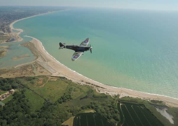 Over the Sussex coast