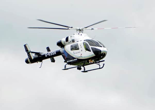 An air ambulance for the Kent, Surrey and Sussex Air Ambulance service
