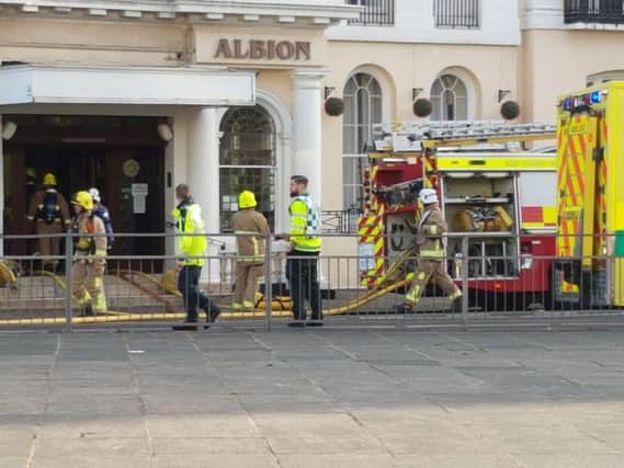 Major incident at Brighton hotel