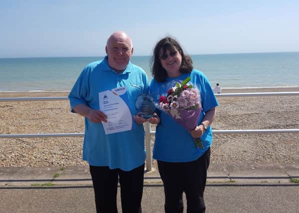 Chris and Claire Baldry who have won the Fundraising Diabetes UK Award in recognition of their hard work. SUS-170706-085753001
