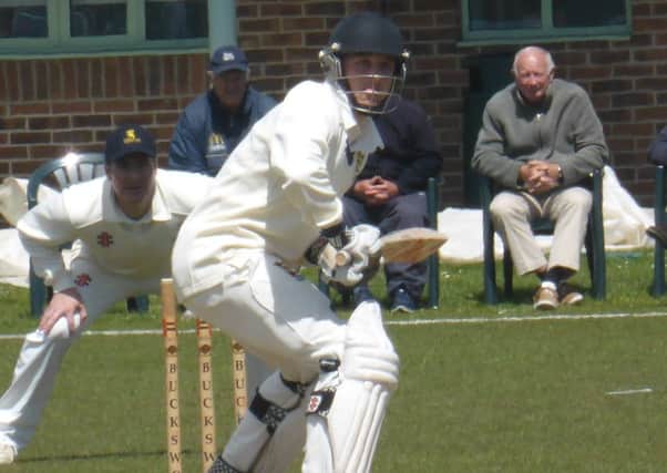 Elliot Hooper top-scored with the bat for Hastings Priory in the defeat to Preston Nomads.