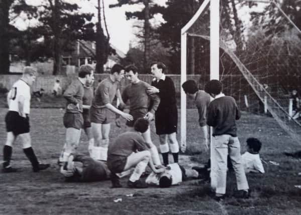 Renegades in their glory days, as a clash of heads holds up the 1967 Charity Cup final