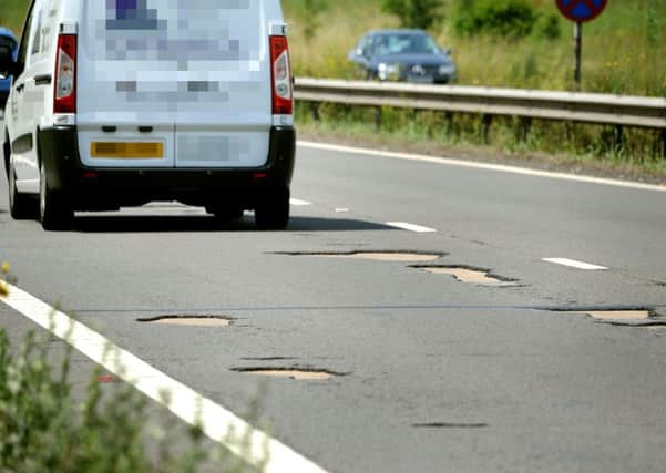 Potholes on the A27  between Chichester and Portsmouth back in 2015. Pic Steve Robards SR1514984  01-07-2015 SUS-150107-181407001