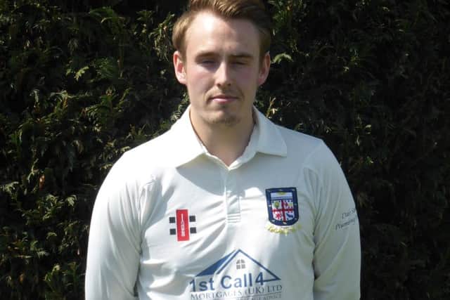 Josh Beeslee picked up all three of Bexhill's wickets with the ball.