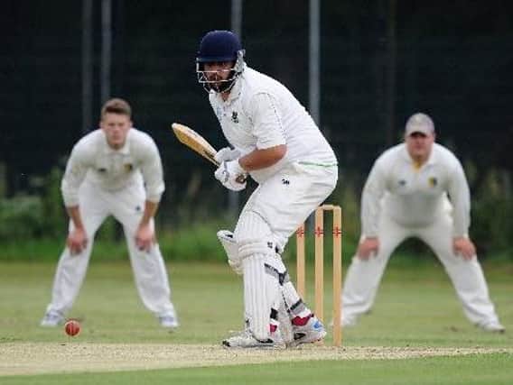 Crawley Eagles batsman Hisam Ul-Haq in action.
Picture by Steve Robards