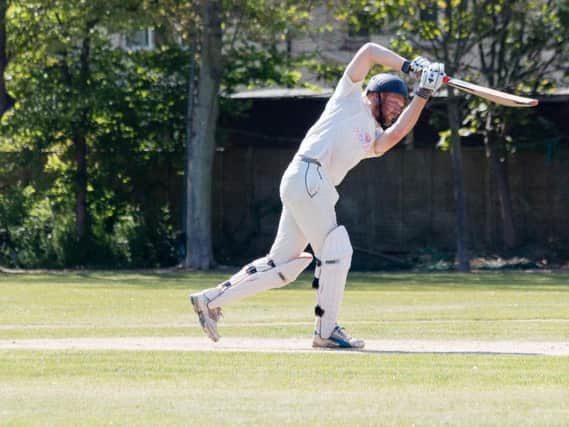 Stand-in skipper Jack Sunderland struck 41, then took two wickets as East Preston sealed a sixth straight win on Saturday. Picture by Joel Kingsbury