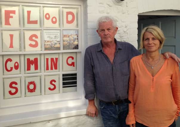 Johnny Boylan and Belinda Pickering pictured outside their property in September 2016