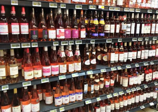 A selection of French rosÃ© wines for sale