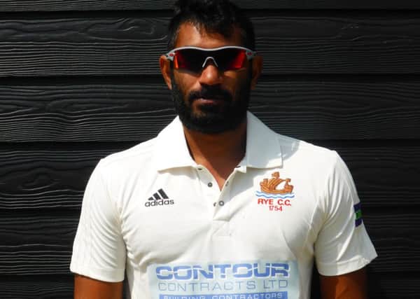 Sandun Dias scored a century to set Rye on the way to victory over Glynde & Beddingham.