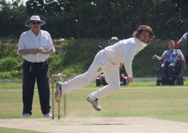 Finn Hulbert is expected to feature for Hastings Priory for the first time this season against Middleton tomorrow. Picture courtesy Regwood Photography