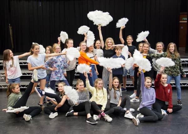Steyning Grammar School pupils rehearse Billy Elliot