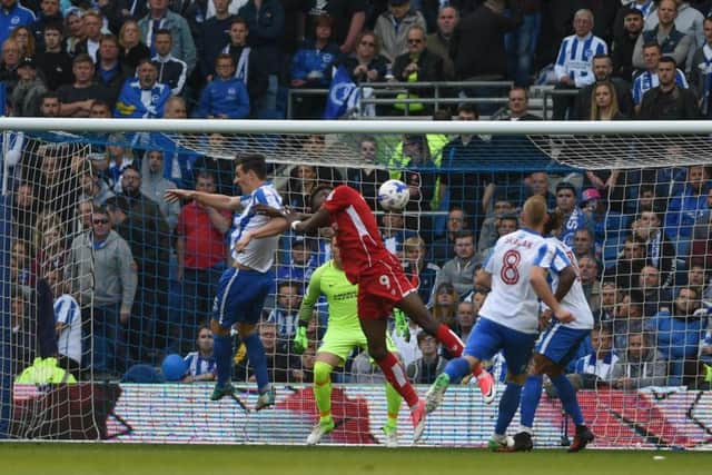 Tammy Abraham in action against Brighton for Bristol City in April. Picture by PW Sporting Photography