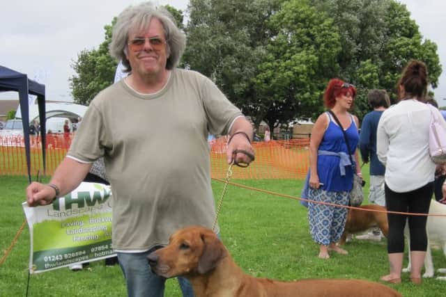 Oz, owned by Jane Hawkins from Gosport, won the best in show trophy