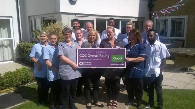 Southland team celebrating their Good CQC rating. SUS-171206-132049001