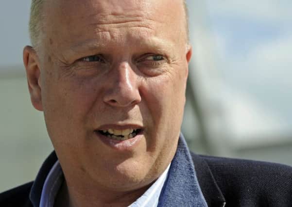 Transport Secretary Chris Grayling pictured in May
