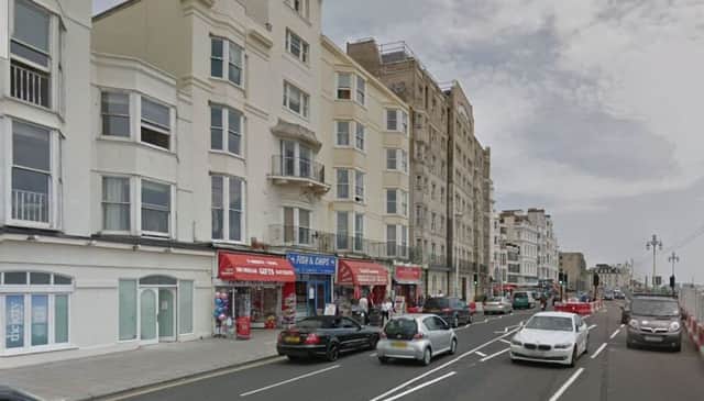 The Kings Road between its junctions with West Street and Middle Street (Photograph: Google Maps)