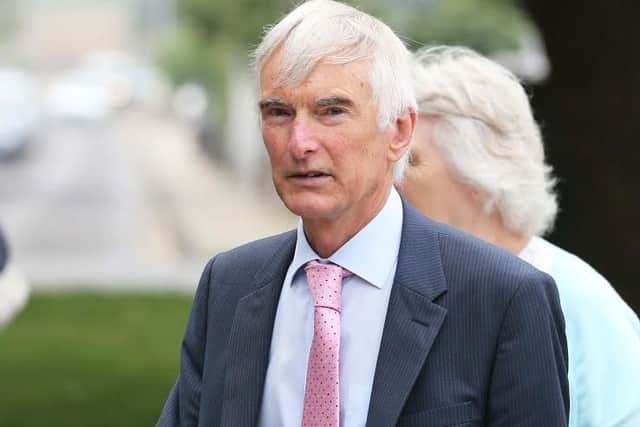 Malcolm Belchamber arrives at a previous hearing at Worthing Magistrates' Court. Picture by Eddie Mitchell