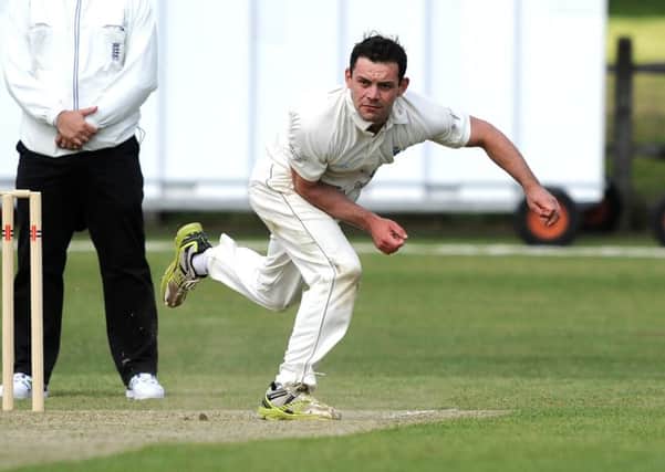 Cricket: Sussex League Division 2: Billingshurst (fielding) v Porstlade. Alex Lowther  . Pic Steve Robards SR1710750 SUS-170515-180614001