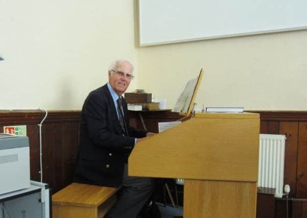 David has been an organist at Henfield Free Church for 63 years. Picture supplied David Sayers