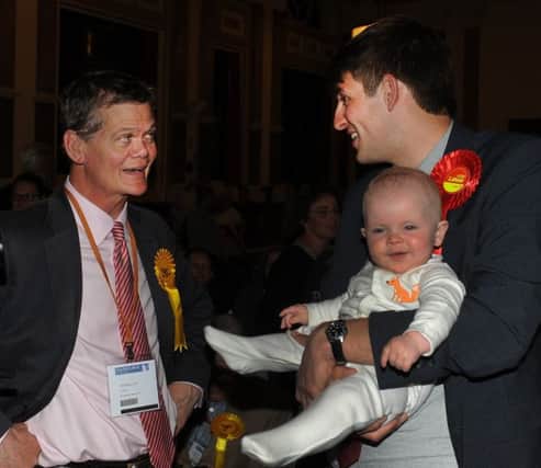 My favourite picture of the night award goes to six-month-old Milo Lambert