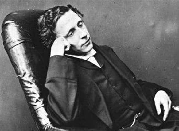 Writer Lewis Carroll in a contemplative pose