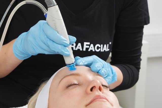 Extraction is part of the HydraFacial treatment