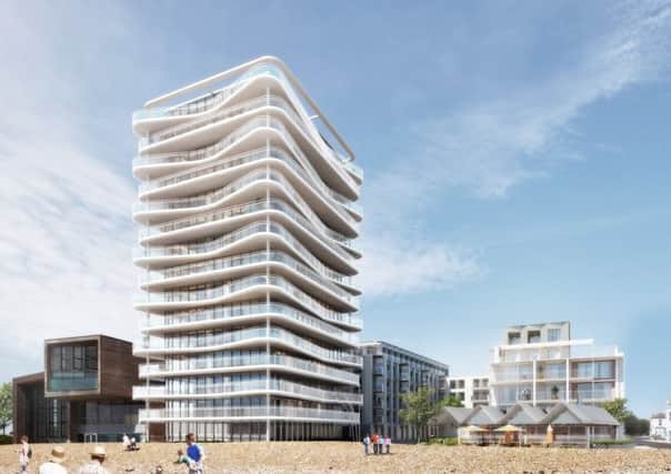 Latest plans to redevelop Worthing's Aquarena, designed by architect Allies and Morrison SUS-160208-111543001