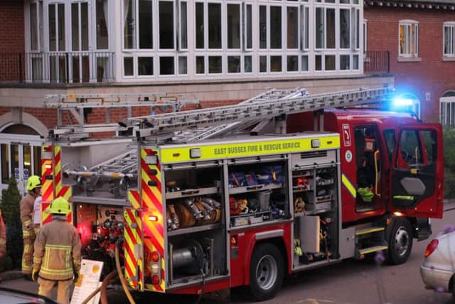 All residents were accounted for without suffering injuries, according to East Sussex Fire and Rescue Service. Picture: Nick Fontana