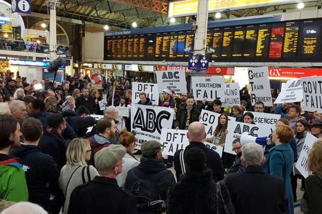 ABC protest (Photograph: Bradley Rees)