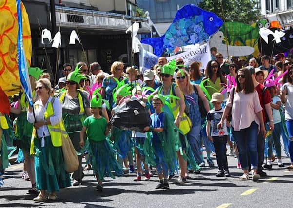 The parade returned for its tenth anniversary this year. Pictures: Stephen Goodger