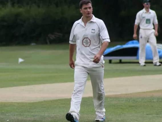 Three Bridges skipper Olle Blandford was topscorer with 52 against Portslade
Picture by Steve Robards