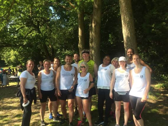 NHS Time to Talk team members at Tilgate 5k Park Run