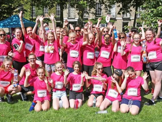 Pupils from Durrington High School took part in Race for Life