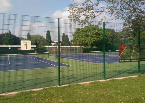 Horsham Tennis courts.