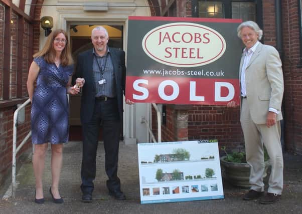 Guild Care head of estates Gary Pate, Derek Steel of Jacobs Steel and Sarah Hufford from Rocco Homes
