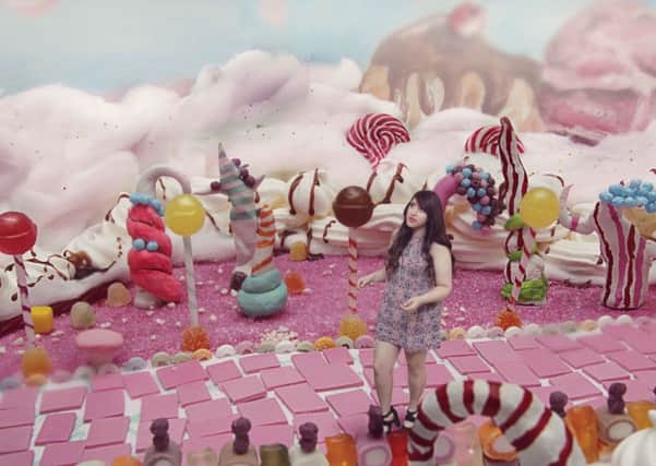 Becky in Candy Land