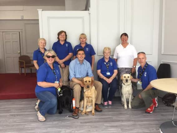 Huw Merriman with Guide Dogs for the Blind SUS-170621-161353001