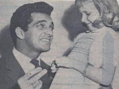 Frankie Vaughan meets a young fan