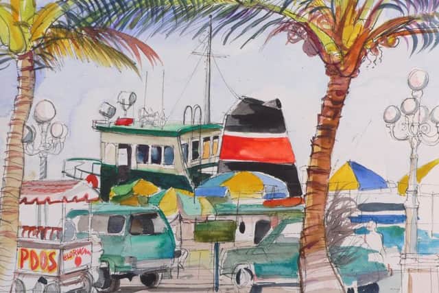 Chris' painting of Veracruz is a real joy to behold