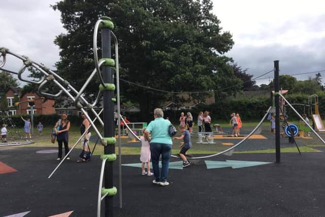 Work to revamp the playground took six weeks and is ready in time for the summer